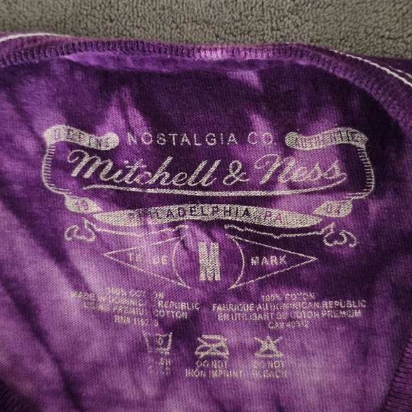 Mitchell & Ness Men's Tie Dye Toronto Raptors T-Shirt Size Medium - Picture 4 of 8